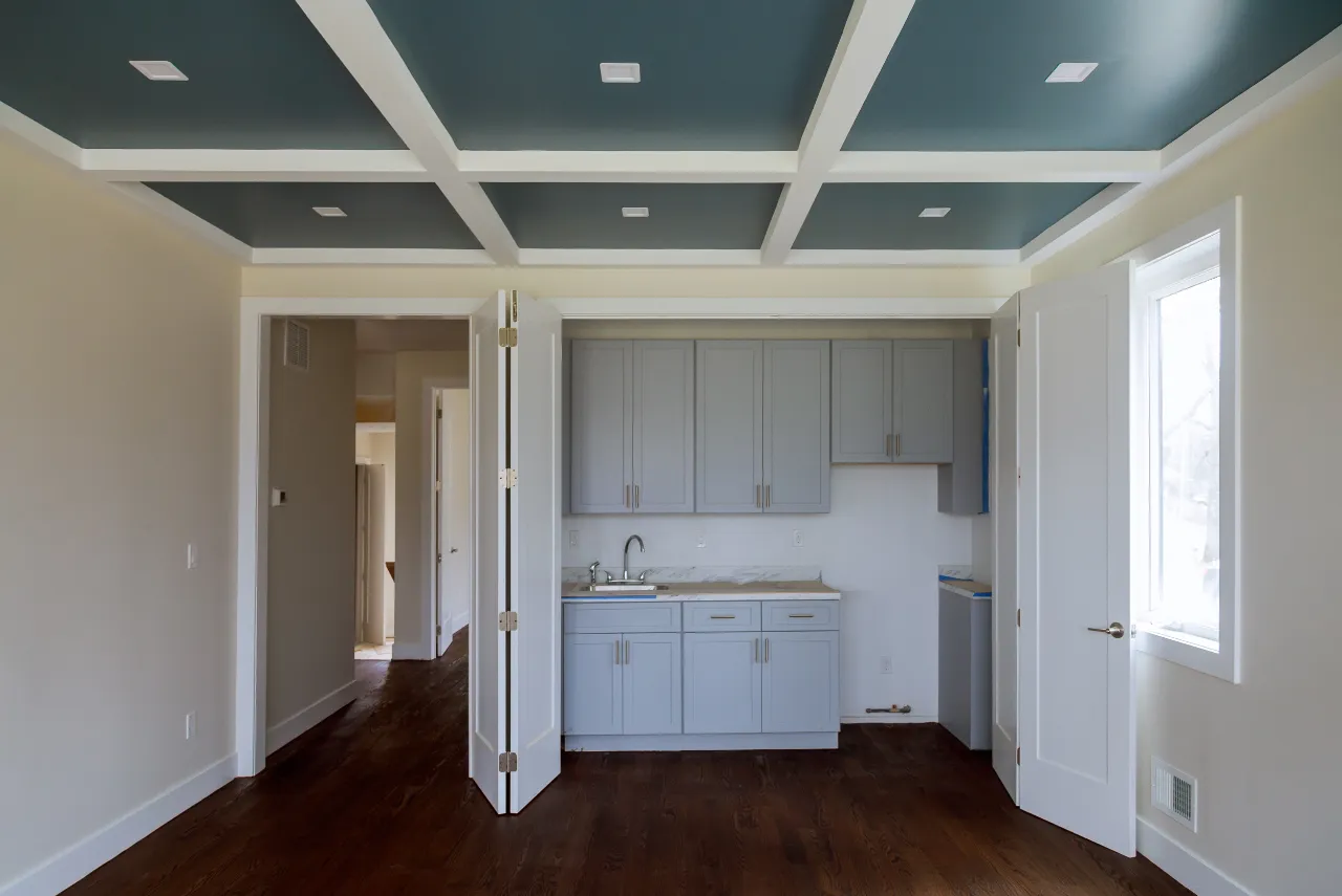 Empty apartment unit ready after maintenance in New York