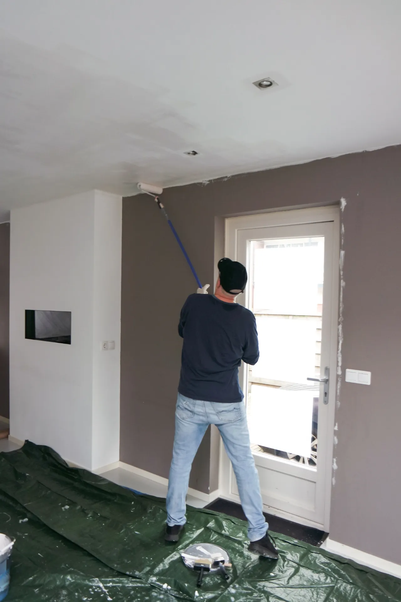 Ceiling painting in a New York apartment