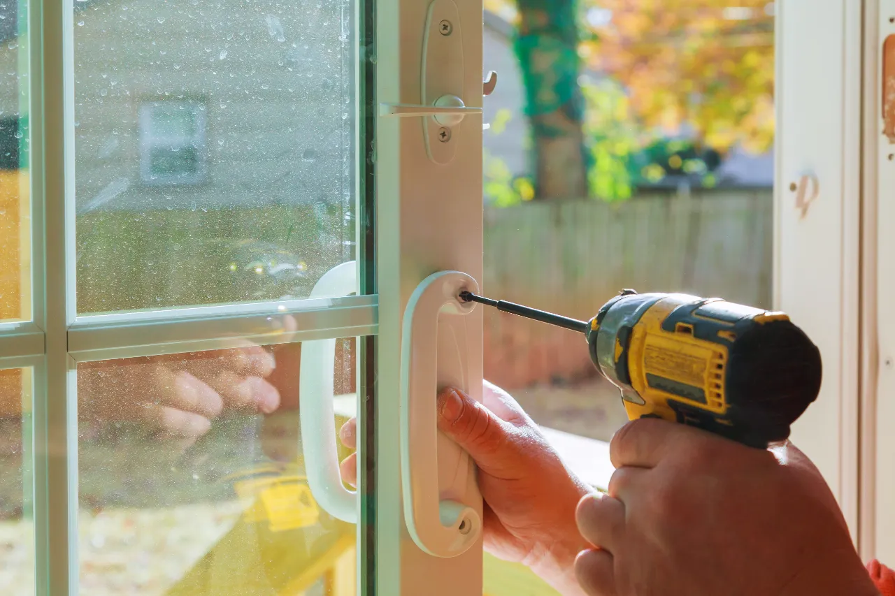 Window handle repair in a New York apartment