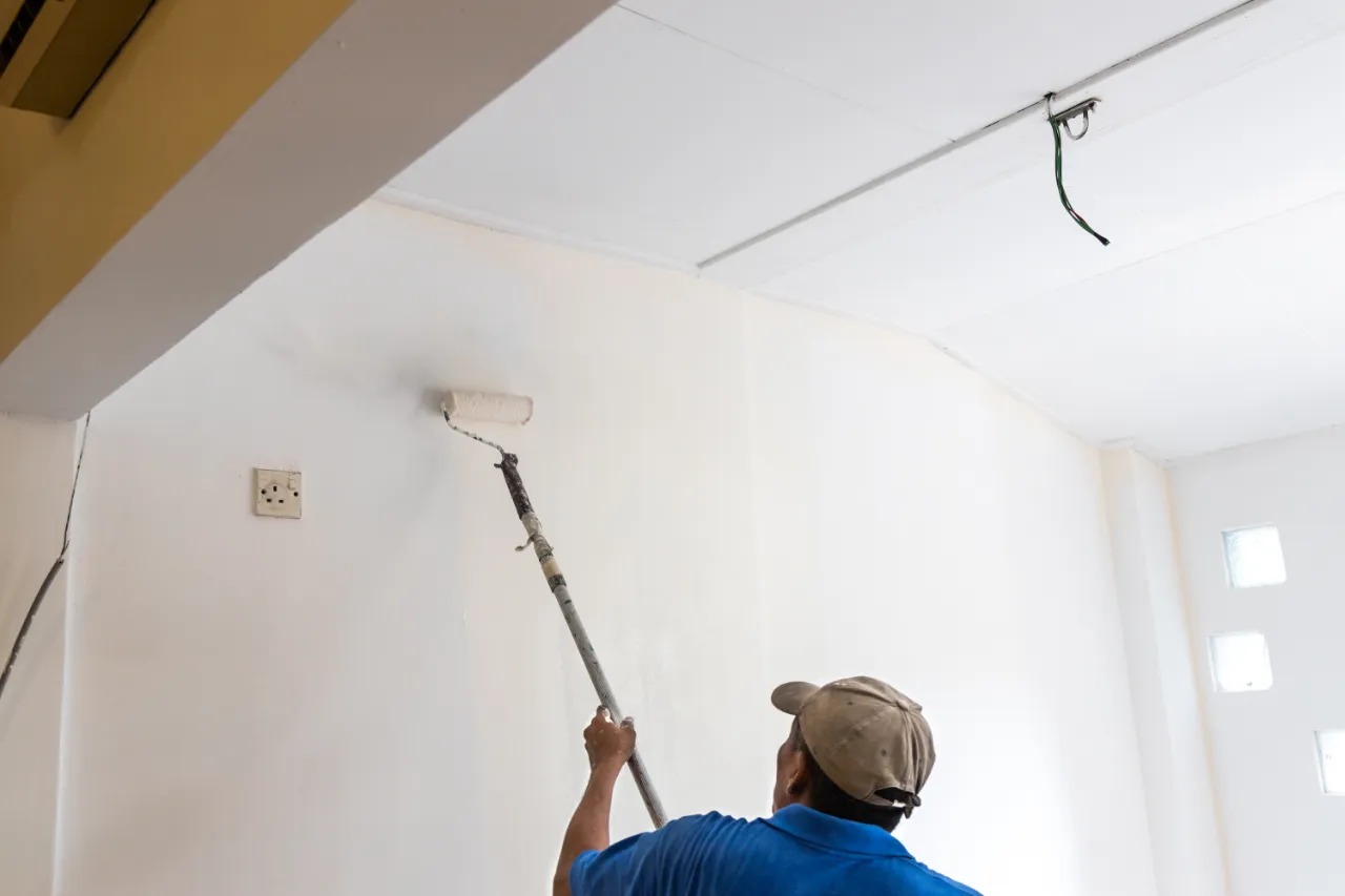Interior Painting crew working in a New York building