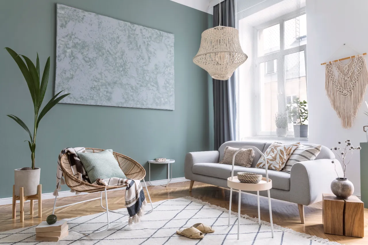 Modern apartment interior after unit turnover in New York