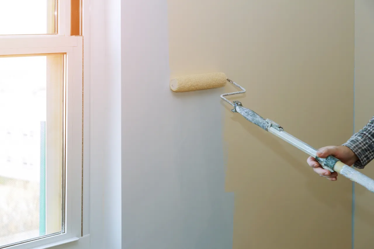 Wall painting project in a New York home