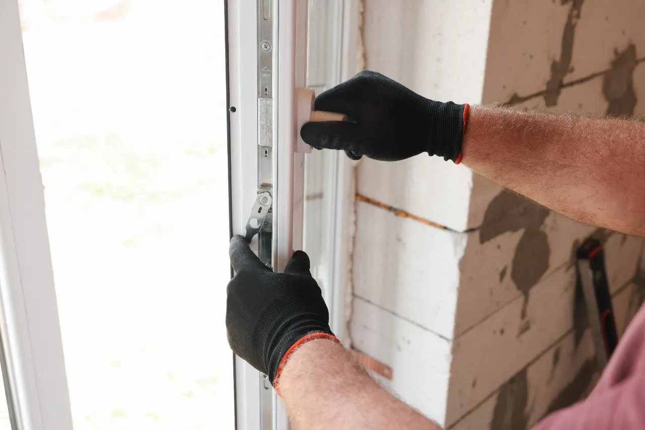 Window hardware repair in a New York building